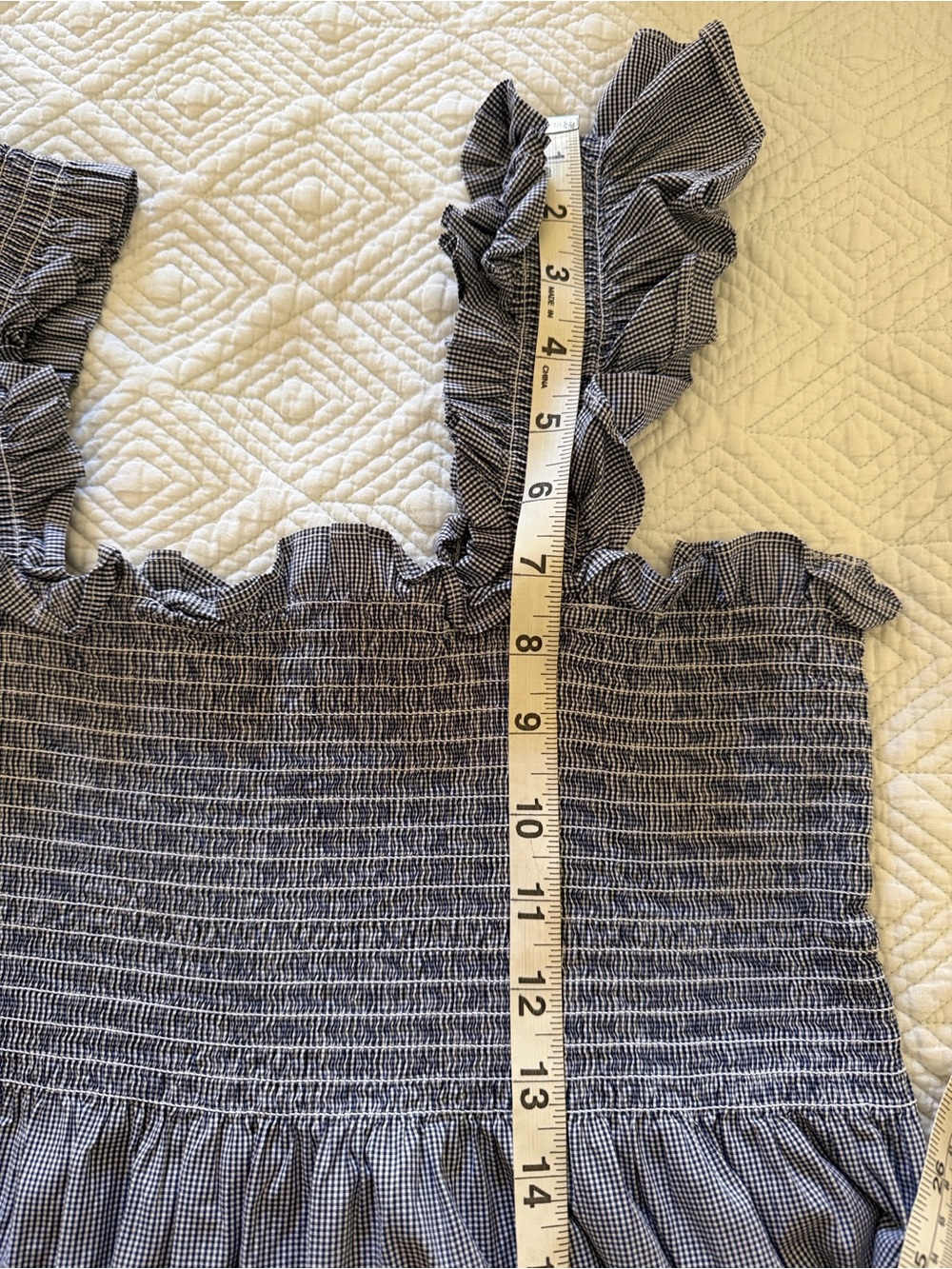 Hill House | Women's The Ellie Nap Dress | Color Black/Sand Gingham - Picture 7 of 8